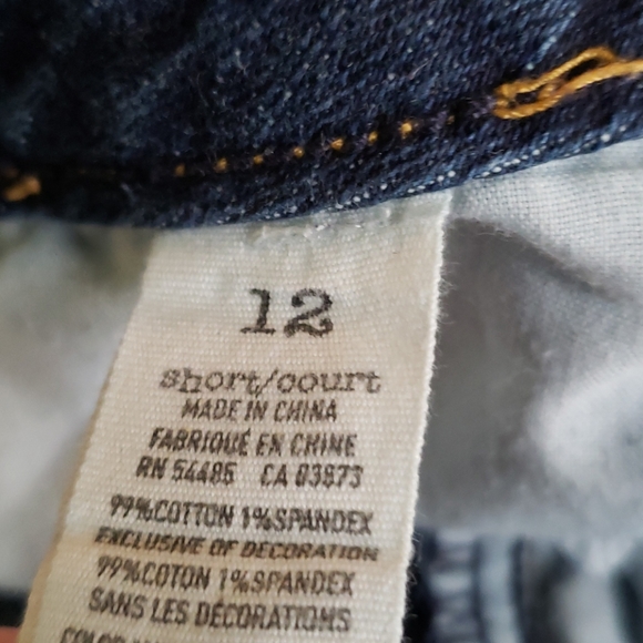 American Eagle Skinny Jeans Size 12 Short Dark Stretch Denim - Picture 7 of 7